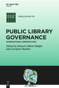 cover of the book Public Library Governance: International Perspectives