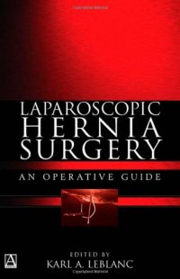 cover of the book Laparoscopic Hernia Surgery: An Operative Guide 