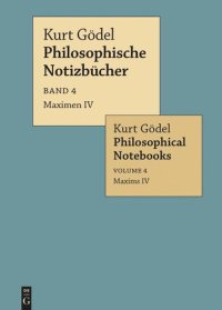 cover of the book Philosophische Notizbücher / Philosophical Notebooks: Band 4 Maximen IV / Maxims IV