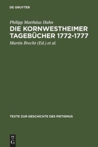 cover of the book Die Kornwestheimer Tagebücher 1772-1777