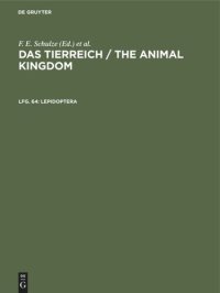 cover of the book Das Tierreich / The Animal Kingdom. Lfg. 64 Lepidoptera: Baroniidae, Teinopalpidae, Parnassiidae pars 1