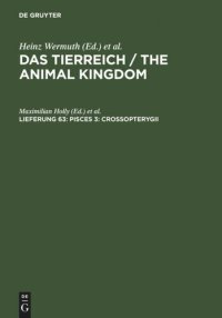 cover of the book Das Tierreich / The Animal Kingdom: Lieferung 63 Pisces 3: Crossopterygii