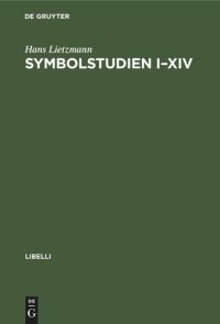 cover of the book Symbolstudien I–XIV