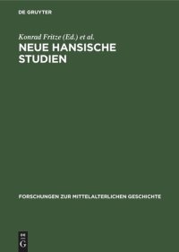 cover of the book Neue Hansische Studien