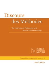 cover of the book Discours des Méthodes: The Methods of Philosophy and Realist Phenomenology