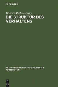 cover of the book Die Struktur des Verhaltens