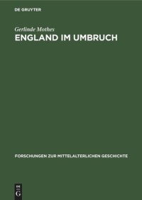 cover of the book England im Umbruch: Volksbewegungen an der Wende vom Mittelalter zur Neuzeit