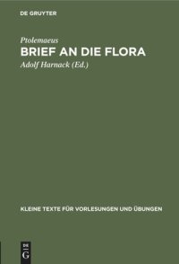 cover of the book Brief an die Flora