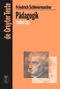 cover of the book Pädagogik: Die Theorie der Erziehung von 1820/21 in einer Nachschrift