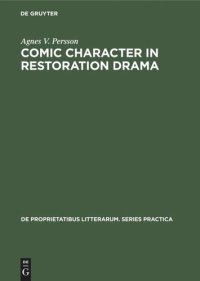 cover of the book Comic character in Restoration drama