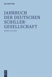 cover of the book Jahrbuch der Deutschen Schillergesellschaft: Band 58 2014