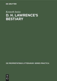 cover of the book D. H. Lawrence's Bestiary: A Study of his Use of Animal Trope and Symbol