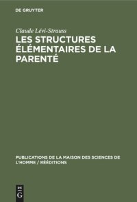 cover of the book Les structures élémentaires de la parenté