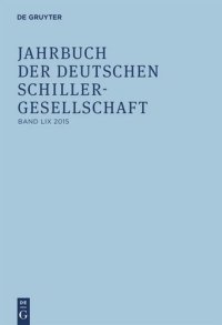 cover of the book Jahrbuch der Deutschen Schillergesellschaft: Band 59 2015