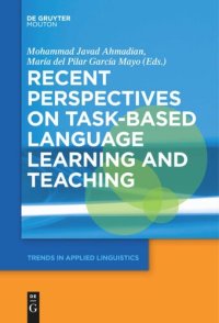 cover of the book Recent Perspectives on Task-Based Language Learning and Teaching