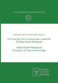 cover of the book Les principes de la connaissance naturelle d'Alfred North Whitehead