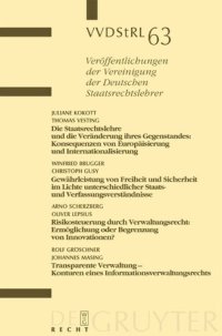 cover of the book Die Staatsrechtslehre und die Veränderung ihres Gegenstandes. Gewährleistung von Freiheit und Sicherheit im Lichte unterschiedlicher Staats- und Verfassungsverständnisse. Risikosteuerung durch Verwaltungsrecht. Transparente Verwaltung - Konturen...: Beric