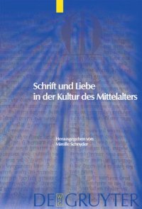 cover of the book Schrift und Liebe in der Kultur des Mittelalters