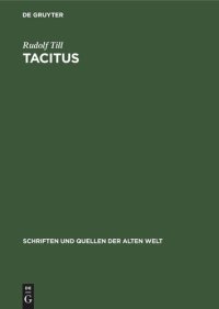 cover of the book Tacitus: Das Leben des Iulius Agricola