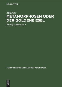 cover of the book Metamorphosen oder der Goldene Esel