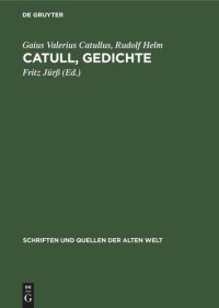 cover of the book Catull, Gedichte