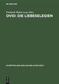 cover of the book Ovid: Die Liebeselegien