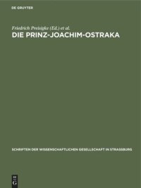 cover of the book Die Prinz-Joachim-Ostraka: Griechische und demotische Beisetzungsurkunden für Ibis- und Falkenmumien aus Ombos