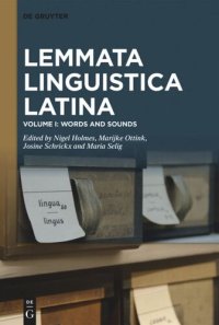 cover of the book Lemmata Linguistica Latina: Volume I Words and Sounds