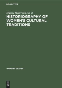 cover of the book Historiography of women's cultural traditions