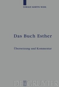 cover of the book Das Buch Esther: Übersetzung und Kommentar