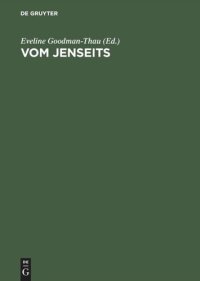 cover of the book Vom Jenseits: Jüdisches Denken in der europäischen Geistesgeschichte