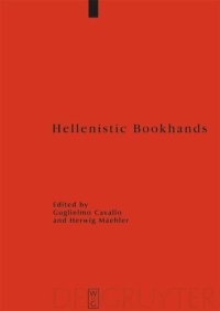 cover of the book Hellenistic Bookhands