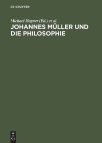 cover of the book Johannes Müller und die Philosophie