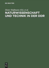 cover of the book Naturwissenschaft und Technik in der DDR