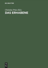 cover of the book Das Erhabene: Zwischen Grenzerfahrung und Größenwahn