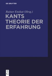 cover of the book Kants Theorie der Erfahrung