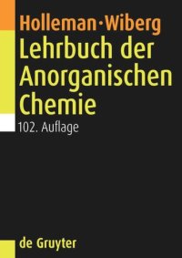 cover of the book Lehrbuch der Anorganischen Chemie