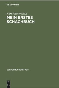 cover of the book Mein erstes Schachbuch: Ein Ratgeber für Anfänger