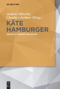 cover of the book Käte Hamburger: Kontext, Theorie und Praxis