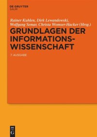 cover of the book Grundlagen der Informationswissenschaft