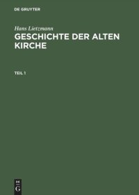 cover of the book Geschichte der Alten Kirche