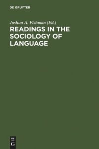 cover of the book Readings in the Sociology of Language