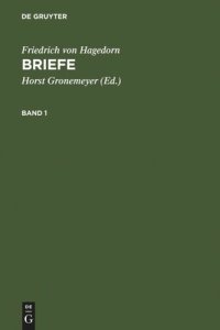 cover of the book Briefe: Bd. 1: Text. Bd. 2: Apparat/Kommmentar