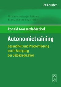 cover of the book Autonomietraining: Gesundheit und Problemlösung durch Anregung der Selbstregulation