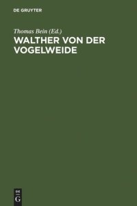 cover of the book Walther von der Vogelweide: Textkritik und Edition