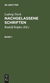 cover of the book Nachgelassene Schriften: Auswahl und Nachlese