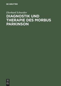 cover of the book Diagnostik und Therapie des Morbus Parkinson