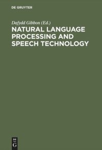 cover of the book Natural Language Processing and Speech Technology: Results of the 3rd KONVENS Conference, Bielefeld, October 1996