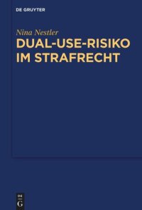 cover of the book Dual-Use-Risiko im Strafrecht