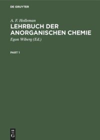 cover of the book Lehrbuch der anorganischen Chemie